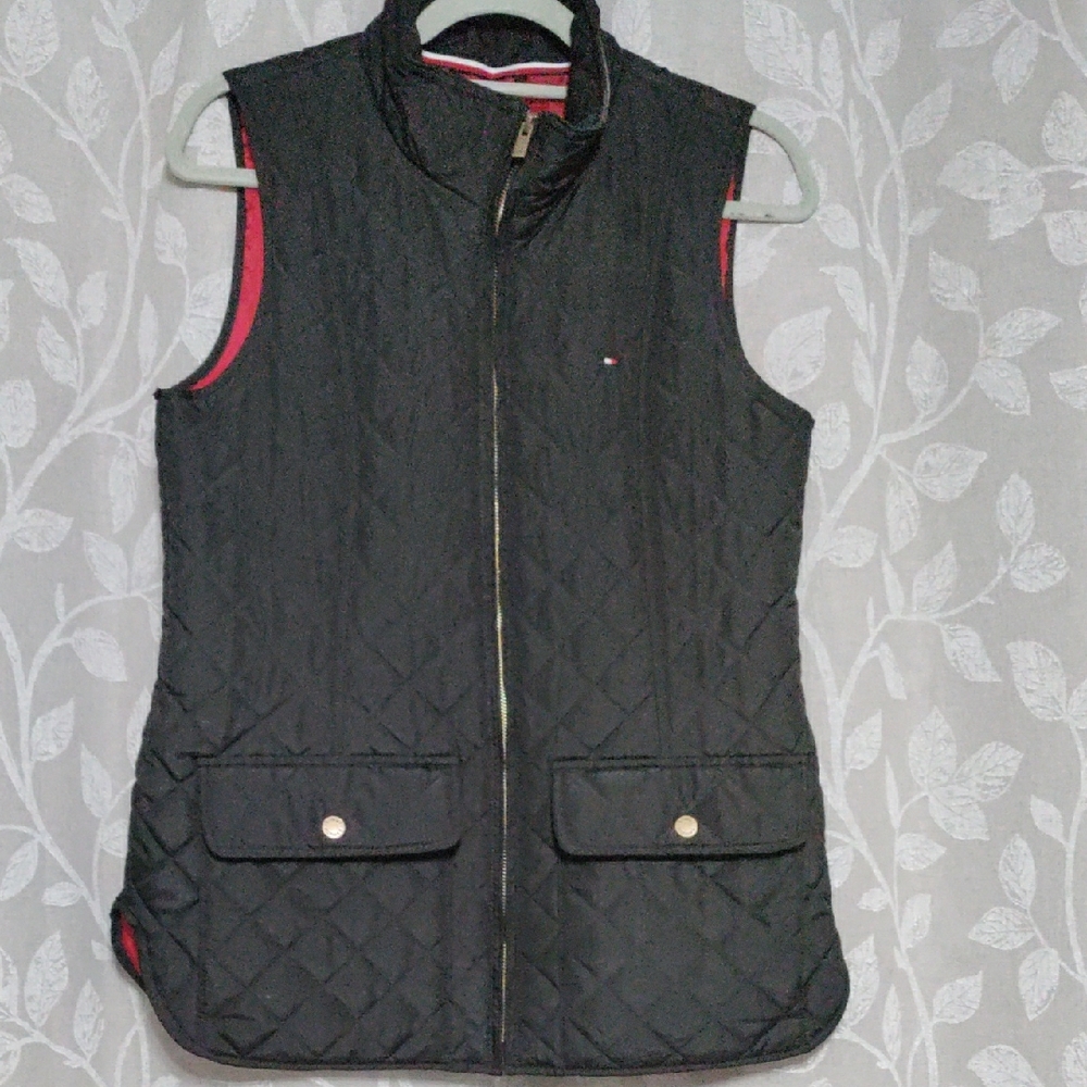 Black Quilted Women's Vest